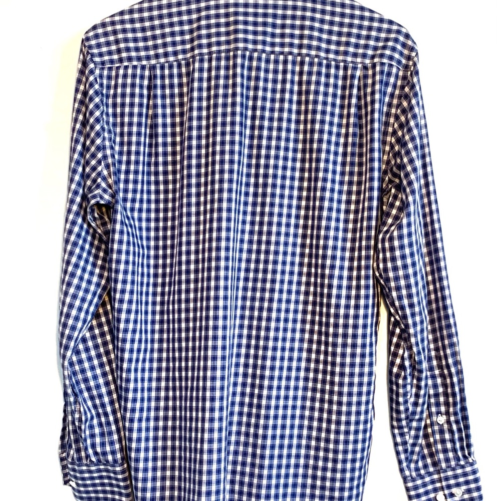 Peter Millar Collection Check Button Down Size M - image 3